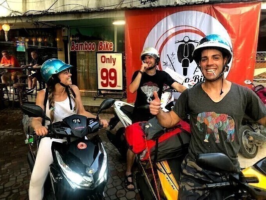 Rent a motorbike